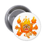 Seigneur du feu ! ! insigne de bouton (de lion mig boutons publicitaires