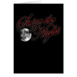 Seize the Night sexy goth moon for girls an guys Card