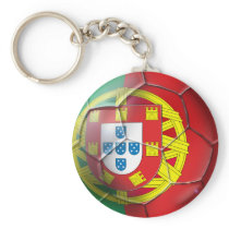 Selecção das Quinas Fuetbol Bola Keychain