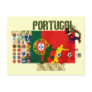 Selecção Portuguesa - 32 Paises Futebol Arte Postcard