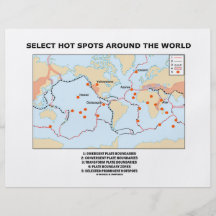 Select Hot Spots Around The World Flyer Design