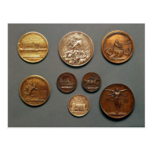 Selection of medals postcards
