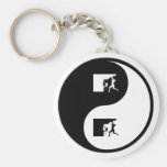 S'élever de Yin Yang Porte-clef