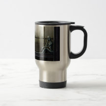 self aware robot scifi mug