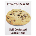 Self Confessed Cookie Thief! - Office Flyer