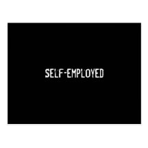 Self-employed Post Card