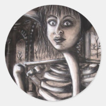 Self Portrait As A Skeleton Stickers