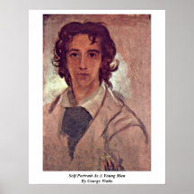 Self-Portrait As A Young Man By George Watts Print