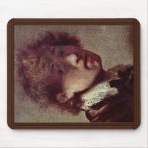 Self Portrait At An Early Age. By Rembrandt Van Mouse Pad