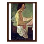 Self-Portrait At The Easel By Janssen Victor Emil Post Cards