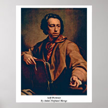 Self-Portrait By Anton Raphael Mengs Poster