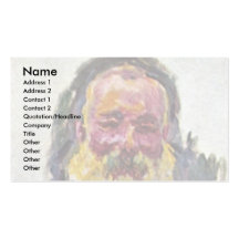 Self-Portrait By Claude Monet Business Cards