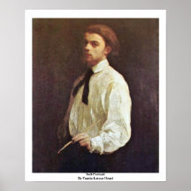Self-Portrait By Fantin-Latour Henri Print