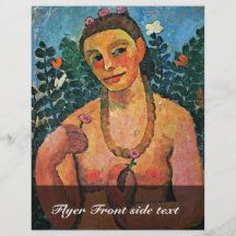 Self-Portrait By Modersohn-Becker Paula Flyers
