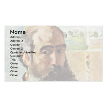 Self-Portrait By Pissarro Camille Business Card Template
