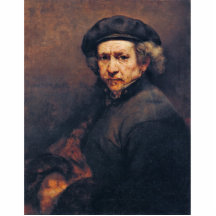 Self-Portrait,  By Rembrandt (Best Quality) Cut Out