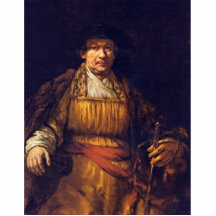 Self-Portrait By Rembrandt Harmensz. Van Rijn Photo Cutouts