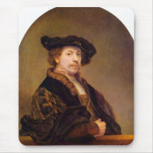 Self-Portrait by Rembrandt Harmenszoon van Rijn Mousepad