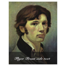 Self-Portrait By Runge Philipp Otto (Best Quality) Flyer Design