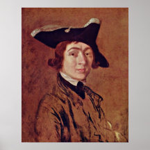 self-portrait by Thomas Gainsborough Print