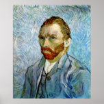 Self Portrait c.1899, Vincent Van Gogh Print