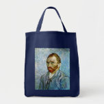 Self Portrait c.1899, Vincent Van Gogh Tote Bags