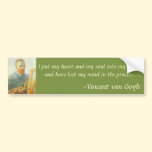 Self Portrait in Front of Easel; Vincent van Gogh bumper stickers