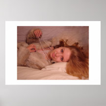 Self Portrait in Fur Coat Poster