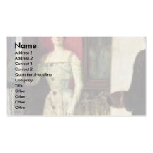 Self-Portrait Of The Painter And His Wife Business Card Template