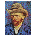 Self-Portrait With Gray Felt Hat By Vincent Van Go Flyer Design