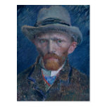 Self-Portrait with Grey Felt Hat Postcard