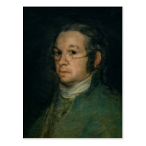 Self portrait with spectacles, c.1800 postcards