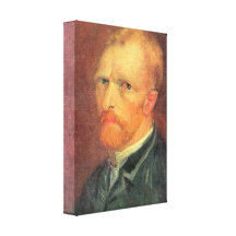 Self-portrait with white collar by van Gogh Canvas Print