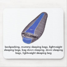 sell backpacking, mummy sleeping bags mousepad