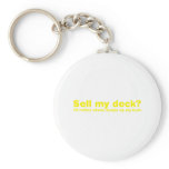Sell My Deck? Turntable DJ Disc Jockey Music keychains