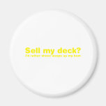 Sell My Deck? Turntable DJ Disc Jockey Music Magnet