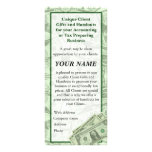 SELL TO Tax or Accountant Business Brochure Cards rack cards