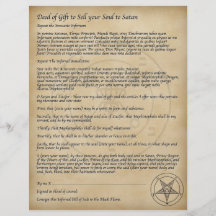 Sell your Soul to Satan! Full Color Flyer