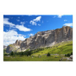 Sella mount and high Gardena valley Photograph