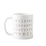 Semaphore Flag Chart Coffee Mug