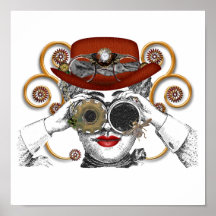 sembler le type steampunked de steampunk posters