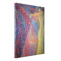 semi-abstract figurewrapped canvas stretched canvas print