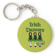 Semi-Goth Irish Dancers Keychain