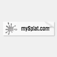 Semi Tournament Paintball - mySplat.com Bumper Sticker