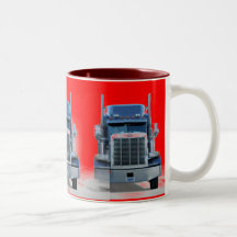 SEMI TRACTOR TRAILER MUG