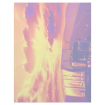 Semi-truck and sunset, California Customized Letterhead