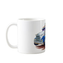 Semi Truck with Sleepercab Mugs