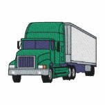 Semi with trailer embroidered shirts