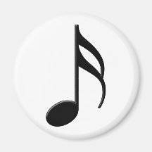 Semiquaver - Sixteenth Note Music Symbol Fridge Magnets