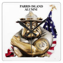 Semper Fi Wall Clock